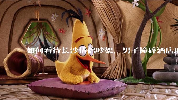 如何看待长沙情侣吵架，男子撞碎酒店玻璃跳窗，所幸只是一楼？