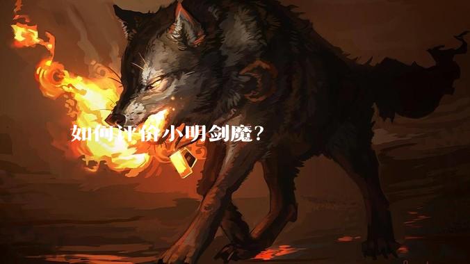如何评价小明剑魔？