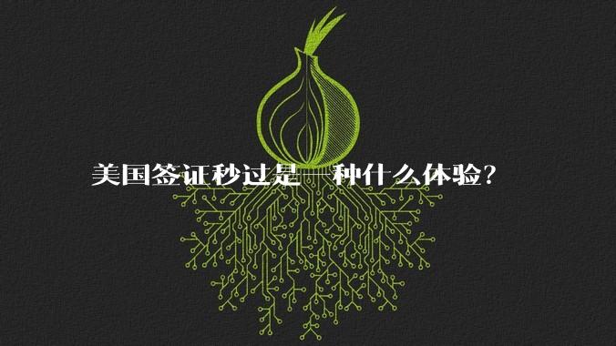 美国签证秒过是一种什么体验？